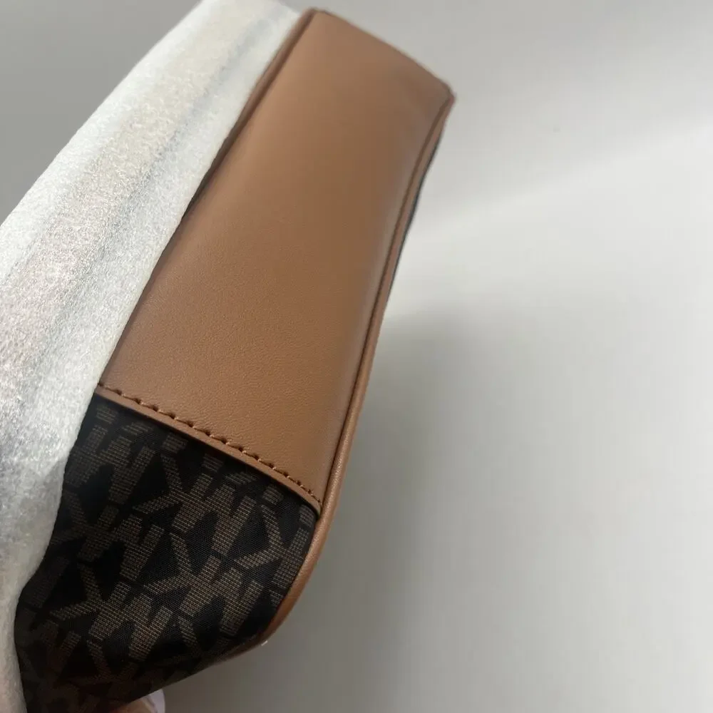 MICHAEL Michael Kors Jet Set Charm Large Crossbody Brown Nylon Bag
